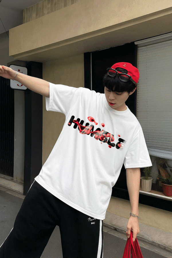 Unisex Local Brand Boxy Fit T-Shirt Printed with HUMBLE - Image 4