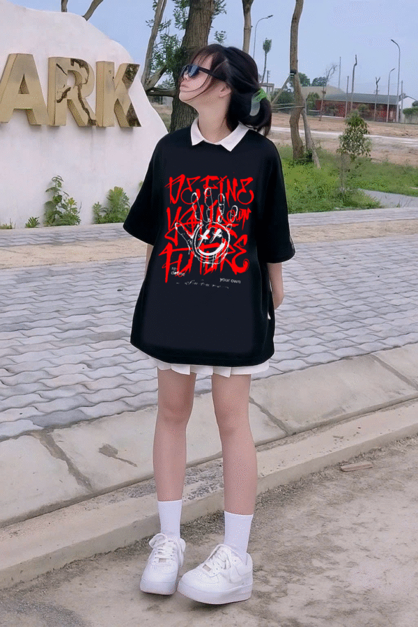 Unisex Local Brand Boxy Fit T-Shirt Printed with DEFINE FUTURE - Image 5