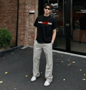 Local Brand T-Shirt Boxy Fit T-Shirt D&P Apparel 35 – front UNMATCHED